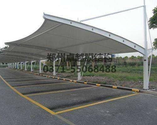 7字型膜結(jié)構(gòu)車(chē)棚(平膜)