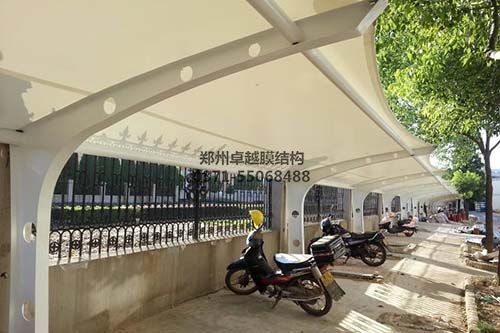 安陽(yáng)萬(wàn)和城膜結(jié)構(gòu)車棚