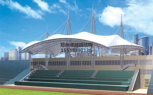 漯河醫(yī)學(xué)高等專科學(xué)校膜結(jié)構(gòu)看臺(tái)設(shè)計(jì)效果圖