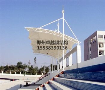 忻州<font color='red'>膜結(jié)構(gòu)看臺</font>【忻州職業(yè)技術(shù)學院等】設(shè)計施工案例