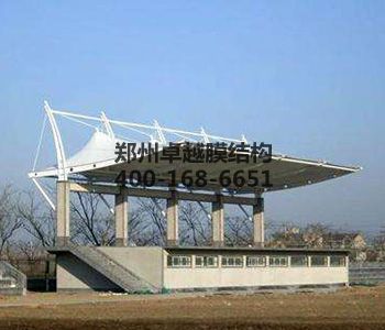 酒泉<font color='red'>膜結(jié)構(gòu)看臺</font>【酒泉學校等】設(shè)計施工案例