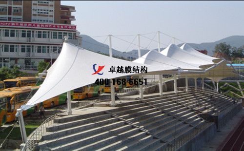 甘南<font color='red'>膜結(jié)構(gòu)看臺</font>/主席臺/舞臺【乳品開發(fā)有限公司等】工程設(shè)計施工案例