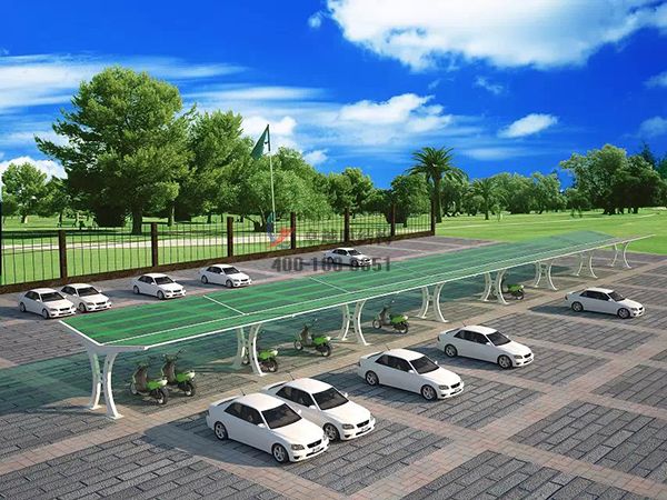   伊犁<font color='red'>膜結(jié)構(gòu)車棚</font>【伊犁建設(shè)工程有限責任公司等】設(shè)計施工案例