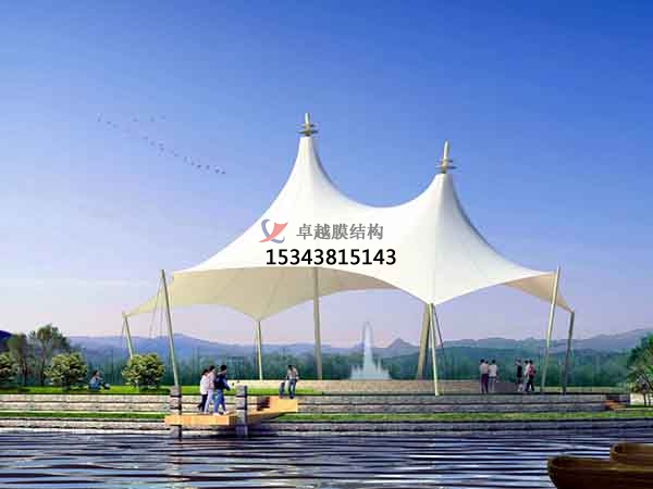 資陽景觀<font color='red'>張拉膜結構</font>遮陽棚【生產(chǎn)廠家】