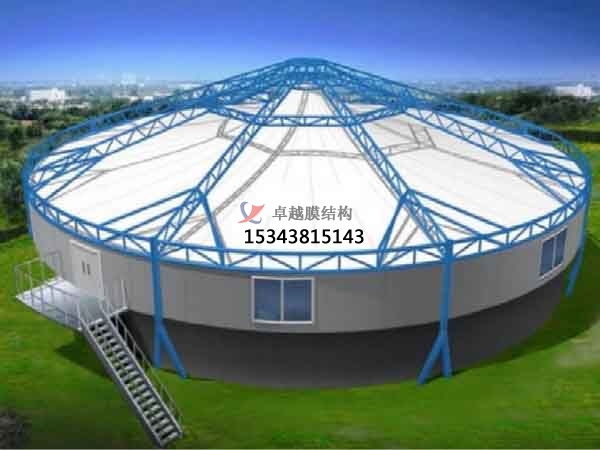 松原市污水池處理池膜結(jié)構(gòu)封閉【生產(chǎn)廠家】反吊膜加蓋設計公司 ?