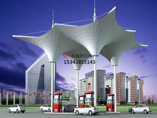 荊門膜結構加油站【膜結構公司】