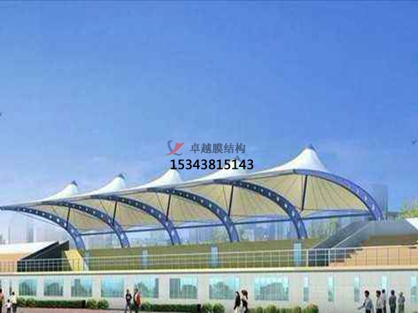 喀什<font color='red'>膜結(jié)構(gòu)看臺</font>【遮陽棚廠家】