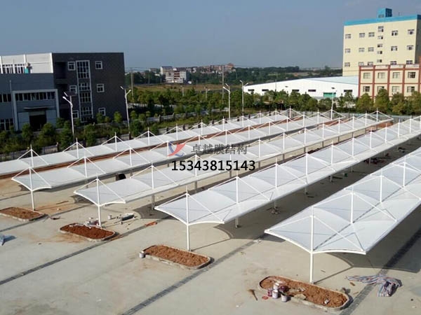 豐寧膜結(jié)構(gòu)停車棚【充電站雨棚】設計安裝