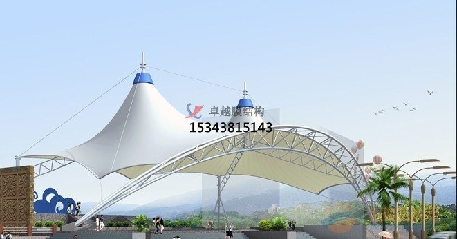 大同<font color='red'>膜結(jié)構(gòu)景觀</font>【張拉膜景觀】承包安裝價格