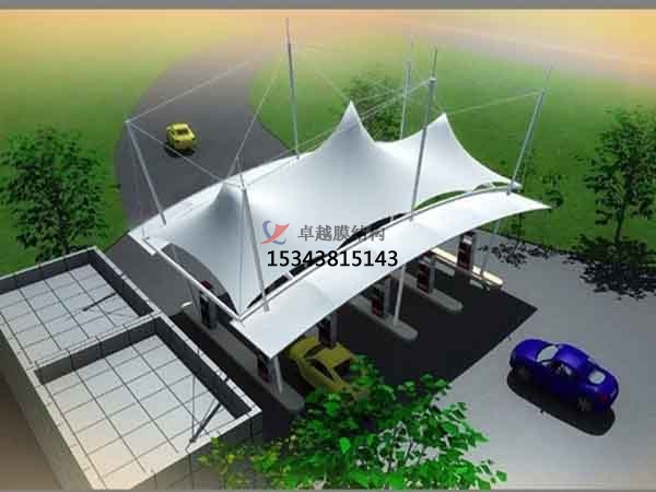 西峽膜結構加油站【生產(chǎn)設計】施工安裝