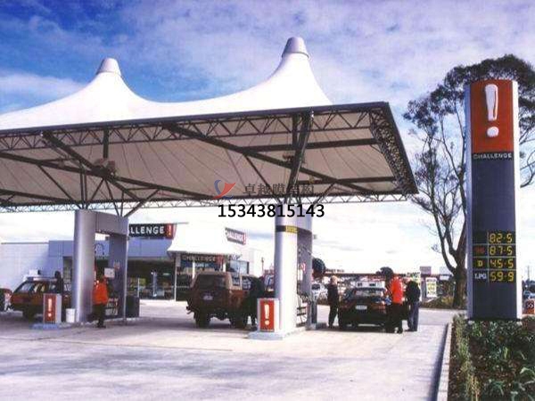 鄧州膜結構加油站【生產(chǎn)設計】施工安裝