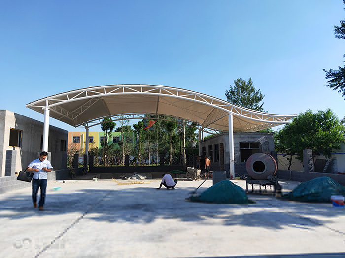 周口經(jīng)開區(qū)垃圾中轉(zhuǎn)站膜結(jié)構(gòu)罩棚